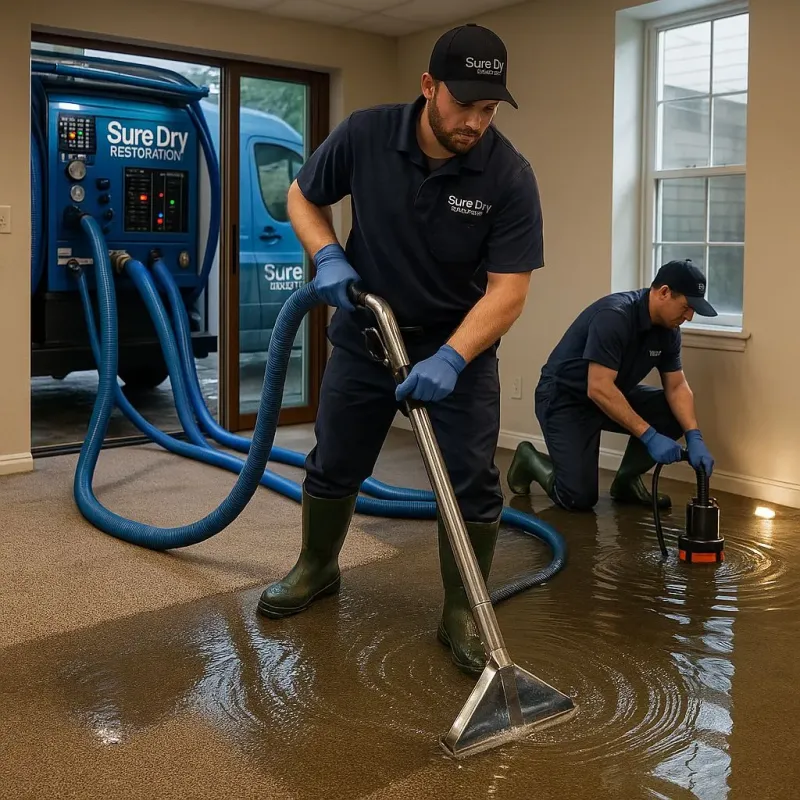 Water Extraction and Removal process in Southmont, NC
